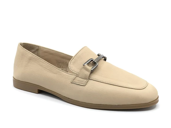 Ayakdaş 3727 Kadın Loafer Deri Babet Ayakkabı - 5