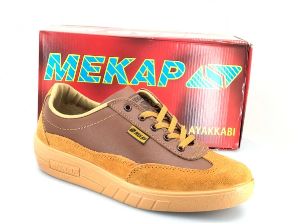 Mekap Kırmızı Kutu %100 Hakiki Deri Unisex İş ve Spor Ayakkabı - 2