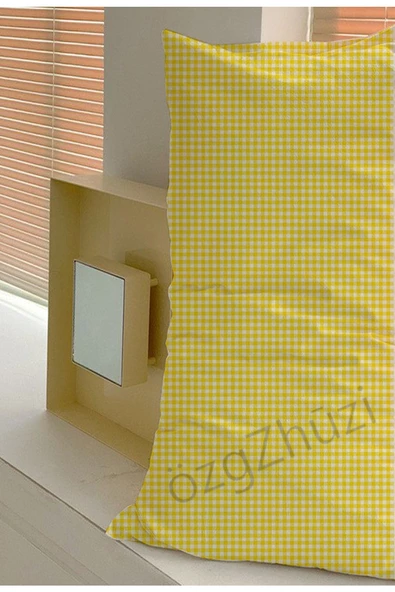 Ekose 50x70 Fermuarlı 2'li Yastık Kılıfı - 9