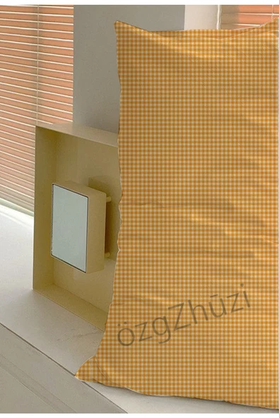 Ekose 50x70 Fermuarlı 2'li Yastık Kılıfı - 5