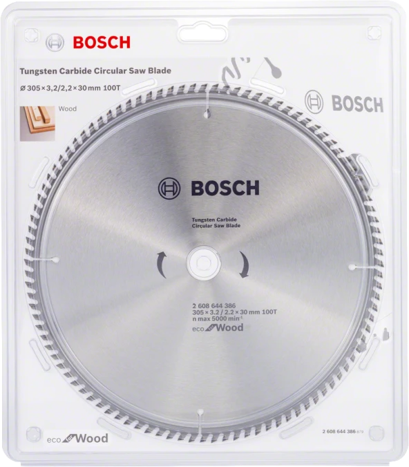 Bosch - Optiline Eco Serisi Ahşap için Daire Testere Bıçağı 305*30 100 Diş - Resim 2