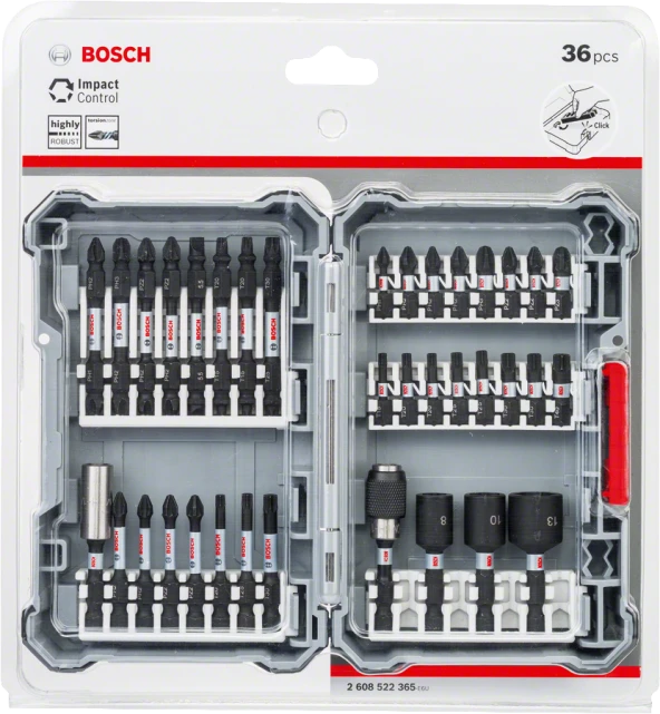 Bosch 2608522365 Impact Control Serisi 36 Parça Karışık Set - 2