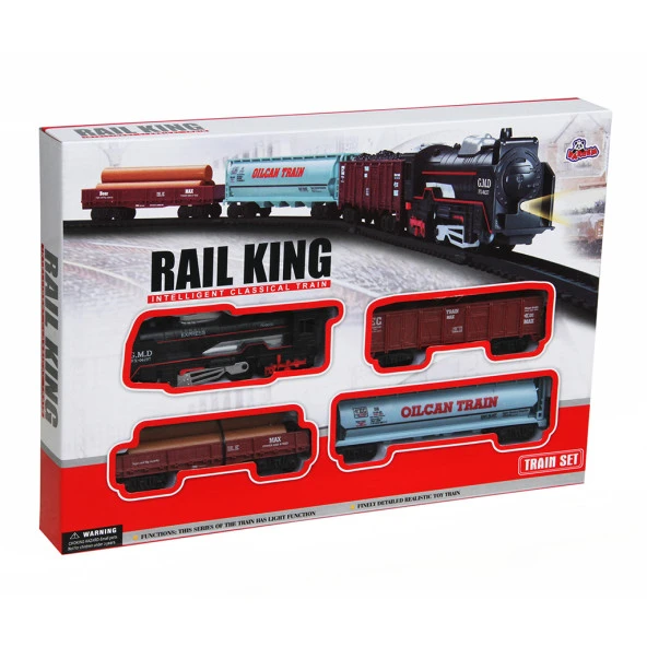 Vardem Işıklı ve Sesli 18Parça Classic Tren Set