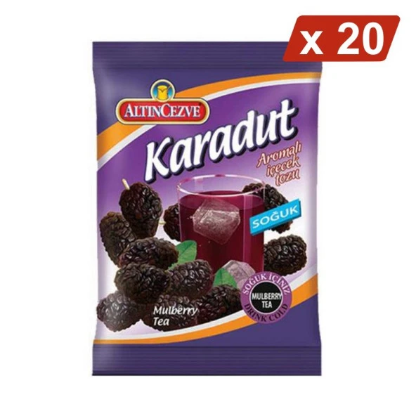 Altıncezve Karadut Toz İçecek Soğuk - 450 gr - 20Lİ PAKET ürün görseli 1