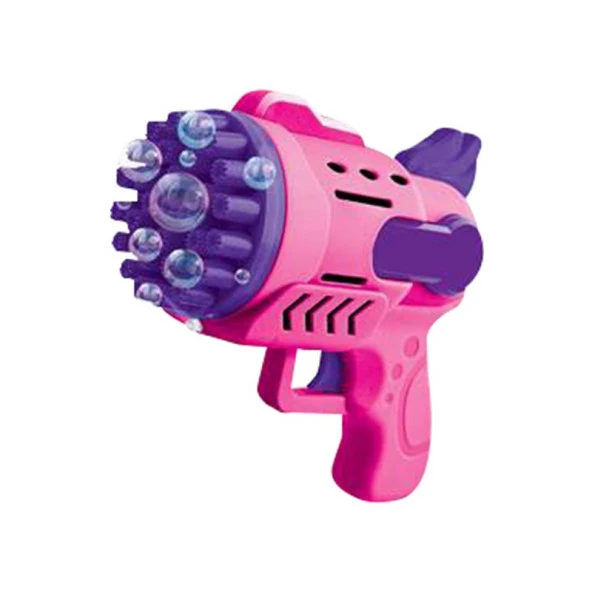 3 ADET MAVİ SARI PEMBE KÖPÜK TABANCASI 29 DELİKLİ ÇOKLU KÖPÜK ATAN TABANCA  6 SOLİSYONLU BUBBLES GUN - 6