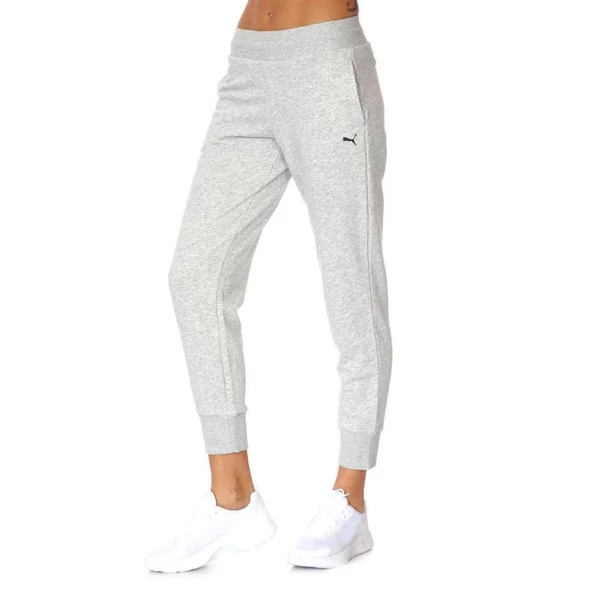 Puma Essential Sweatpants Kadın Gri Eşofman Altı 586842 54