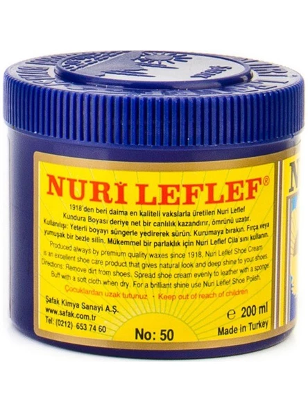 LefLef Klasik Ayakkabı Boyası 200 ml 1 Adet - 3