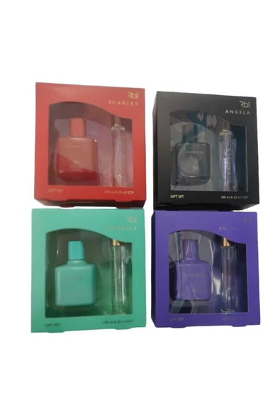 Rebul Kadın Parfüm Setleri 4 Lü Set (ısabel+charlote+scarlet+angelo)