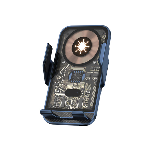 Schitec C10 15W Sensörlü Araç Içi Kablosuz Hızlı Şarj Aleti ve Telefon Tutucu