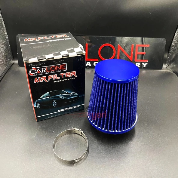 Açık Hava Filtresi Performans Artırıcı 7.6cm  Mavi Renk Dar Tip - Yüksek Performans - Resim 4