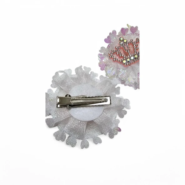 Prenses Kız Çocuk Toka 2li - Resim 4