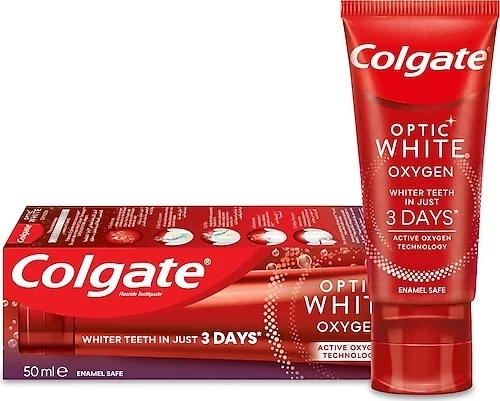 Colgate Optic White Oxygen 50ml + Diş Fırçası Hediye