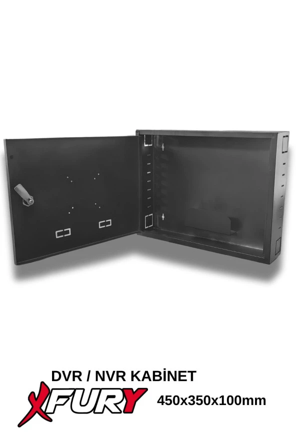 FURY Dvr/Nvr Cctv Rack Kabinet Ve Monitör Koruma Kutusu 1u 19 '' W 45 H 35 D 10 - 5