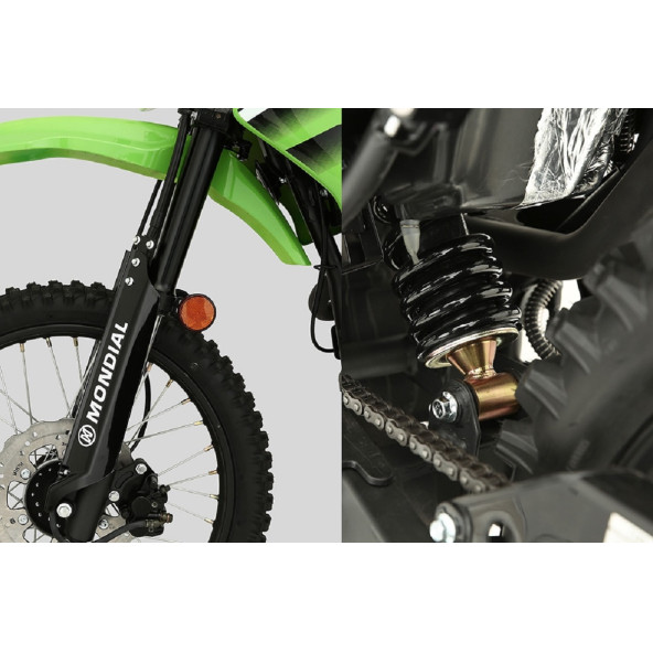 Mondial X-treme Maxx 200 I Cross Yeşil Motorsiklet - 2024 Model - 7