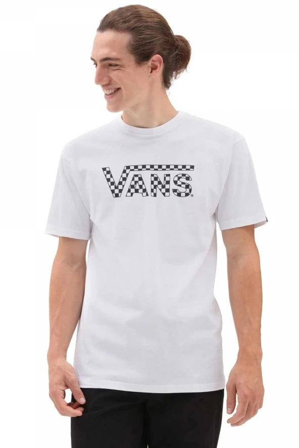 vans VN0A7UCPYB21 CHECKERED VANS TEE-B T-SHIRT