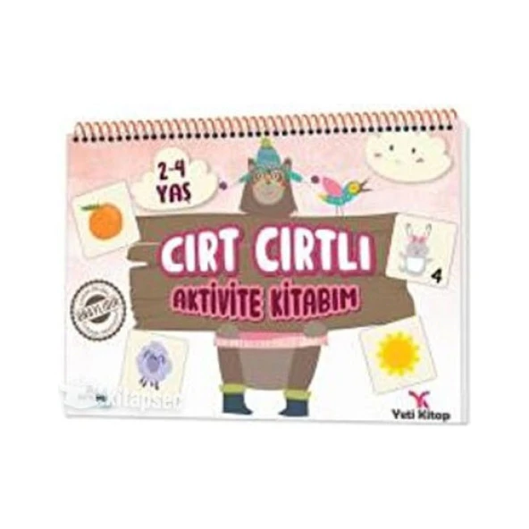 Yeti Kitap 2-4 Yaş Cırt Cırtlı Aktivite Kitabım- Feyyaz Ulaş