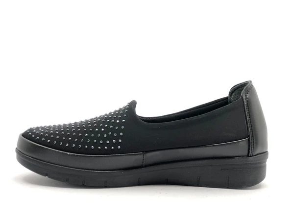 Berfilla Dr.Tavsiyeli İçi %100 Deri Anne Kadın Babet Ayakkabı - 3