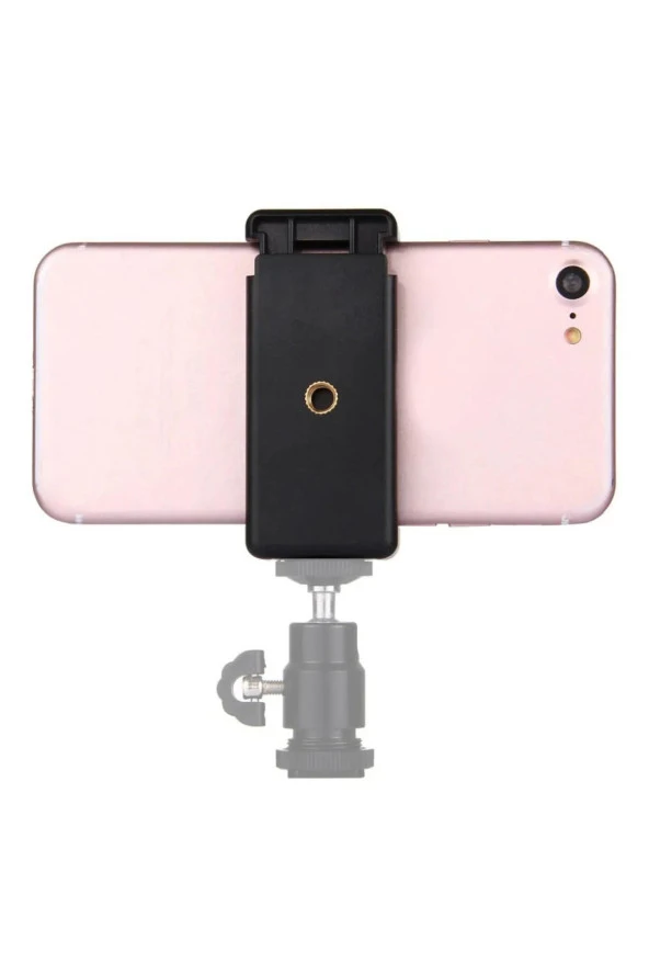Tripod Monopod Selfie Çubuğu ve Göğüs Askısı İçin Telefon Tutucu Aparat - 3