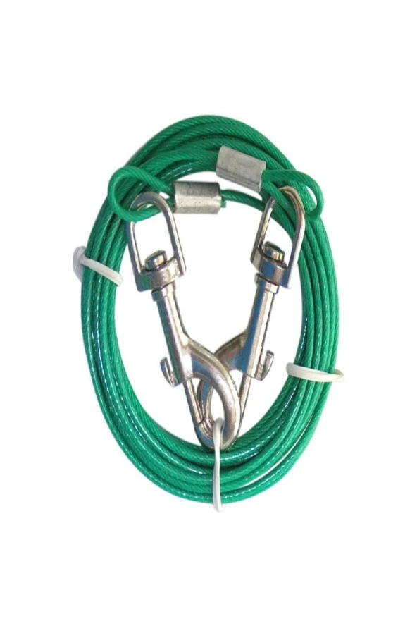 Eastland Köpek Bahçe Bağlama Çelik Halat 3,6 Metre - 1