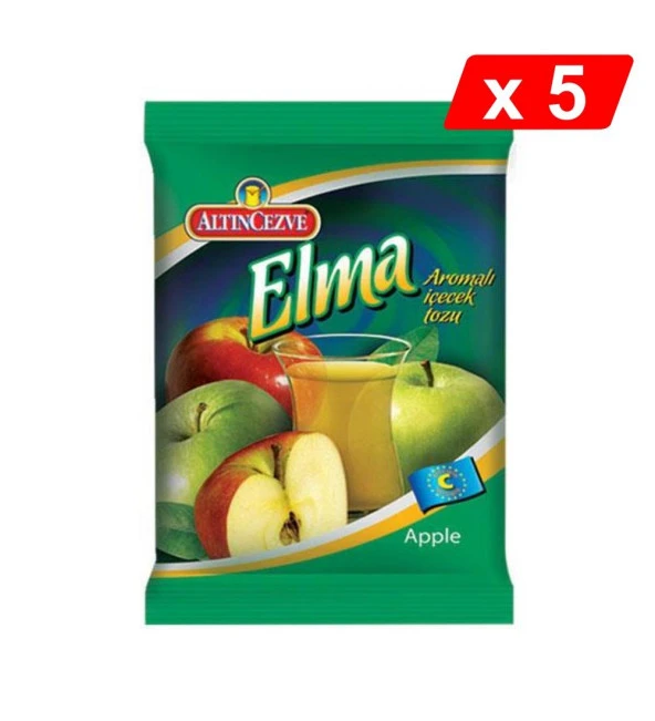Altıncezve Elma Aromalı İçecek Tozu 250 Gr - 5Lİ PAKET