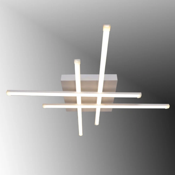 TT Aydınlatma TT036-BY  Hashtag Modeli Mat Beyaz Led Avize