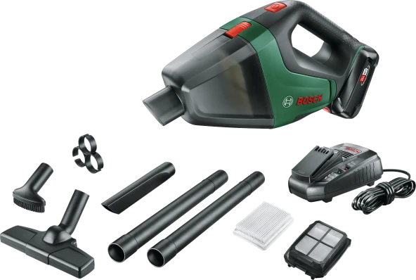 Bosch UniversalVac 18 Akülü Şarjlı El Süpürge (1x2.5)