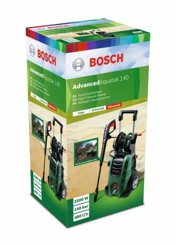 Bosch Advanced Aquatak 140 Yüksek Basınçlı Yıkama Makinesi - 5