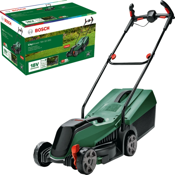 Bosch CityMower 18V-32-300 Aküsüz Çim Biçme Makinesi