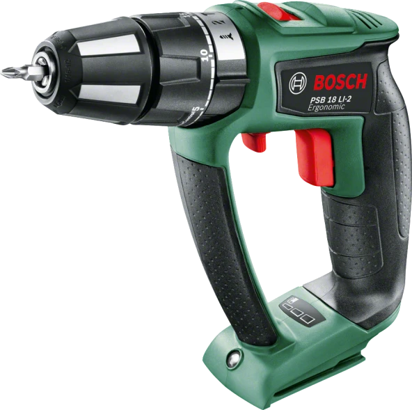 Bosch PSB 18 LI-2 ERGO Akülü Darbeli Delme Vidalama Makinesi (Solo)