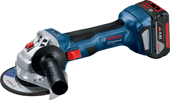 Bosch Professional GWS 180-Li Çift Akülü 4 Ah Taşlama Makinesi 06019H9021 ürün görseli