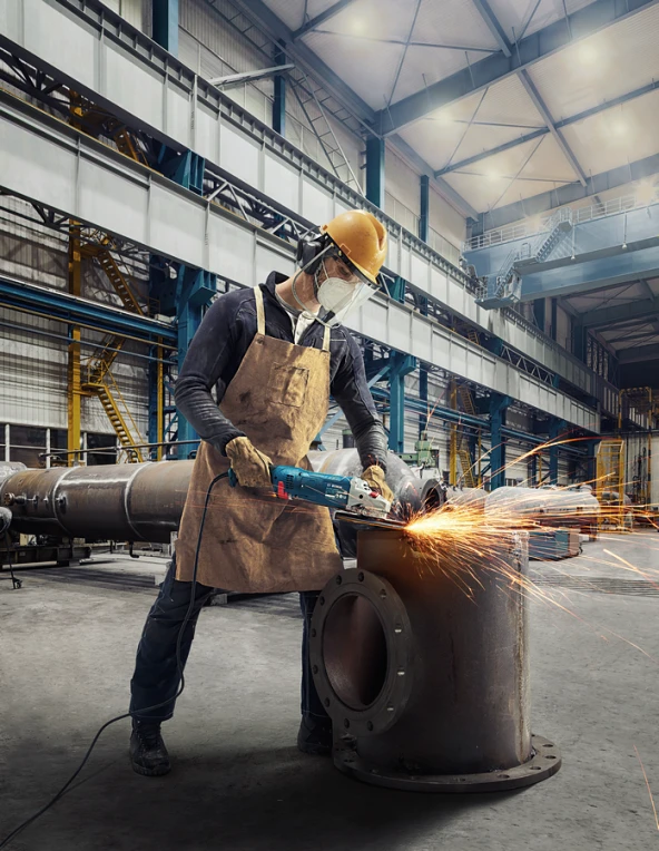 Bosch GWS 24-180 P 2400 W Büyük Taşlama Makinesi - 4