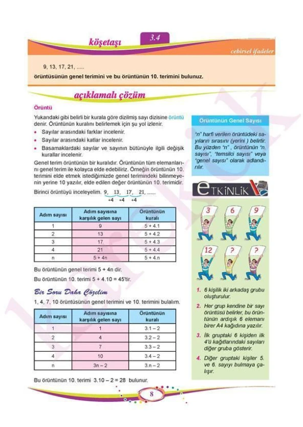7.Sınıf Matematik MPS Konu Anlatımı ve Soru Çözümü Karekök Yayınları - 4