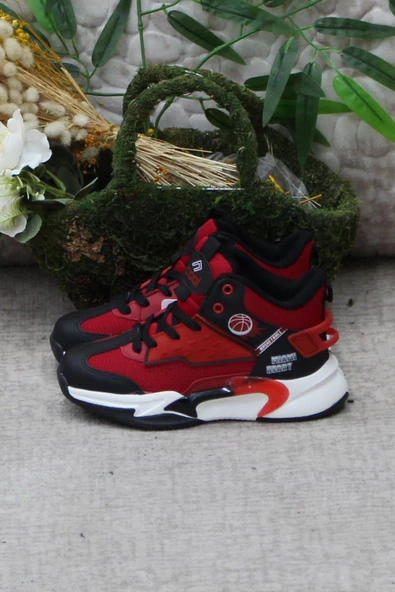 Fort Cool London Kırmızı Rahat Çocuk Basketbol Ayakkabısı - 3