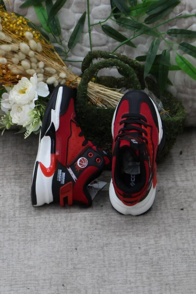 Fort Cool London Kırmızı Rahat Çocuk Basketbol Ayakkabısı - 5