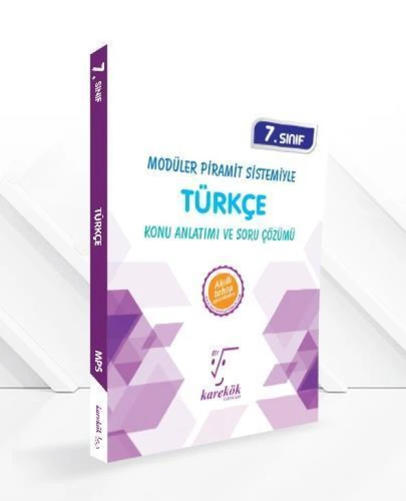 7.Sınıf Türkçe MPS Konu Anlatımı ve Soru Çözümü Karekök Yayınları
