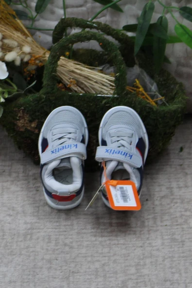 Kinetix Hornet J Tx Gri Lacivert Orijinal Ürün Işıklı Erkek Çocuk Ayakkabı - Resim 5