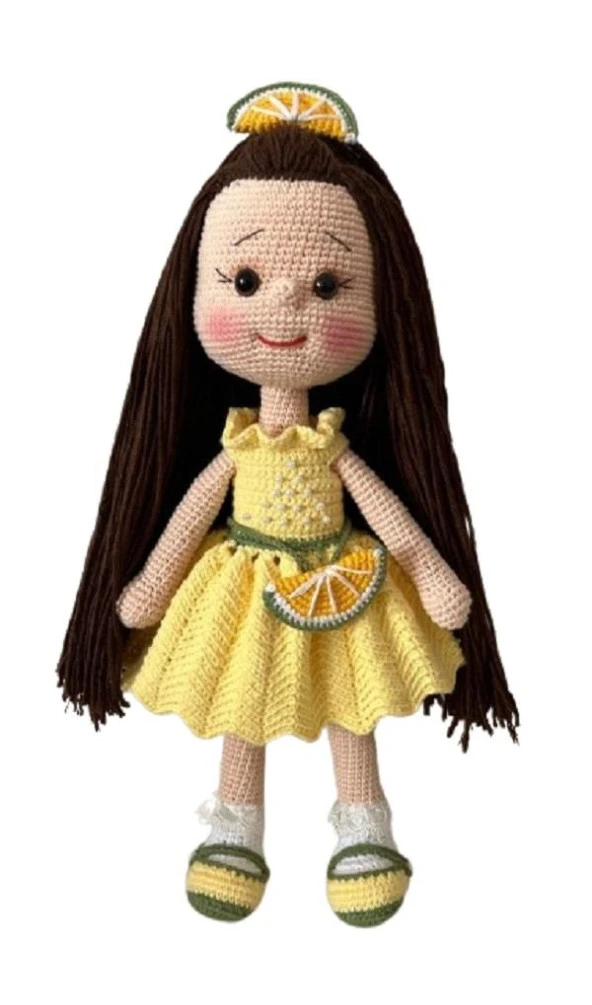 Limon Karnaval Bebek Amigurumi Organik Oyuncak - 1