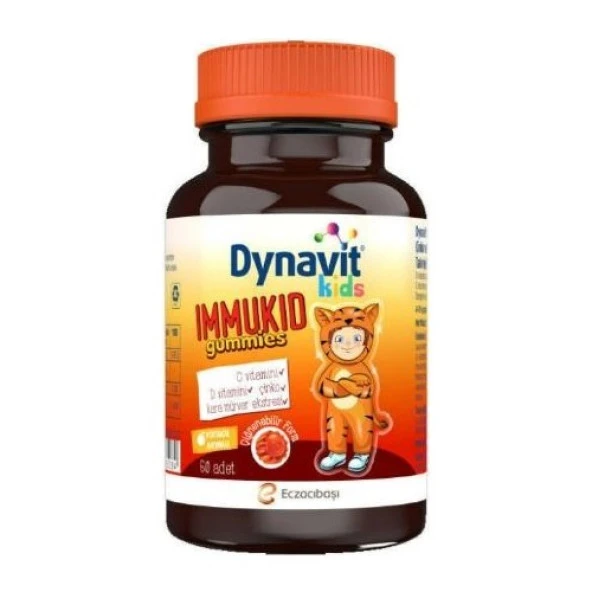 Dynavit Kids Immukid Gummies 60 Adet Çiğnenebilir Form