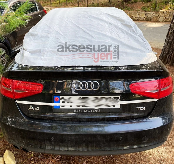 Oto Araç Brandası Yarım Model Süper Koruma Dayanıklı Ürün Miflonlu - 4