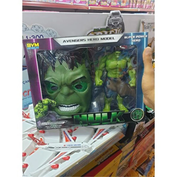 FAB(8525) KUTULU MASKE-HULK KAREKTER SET - 5
