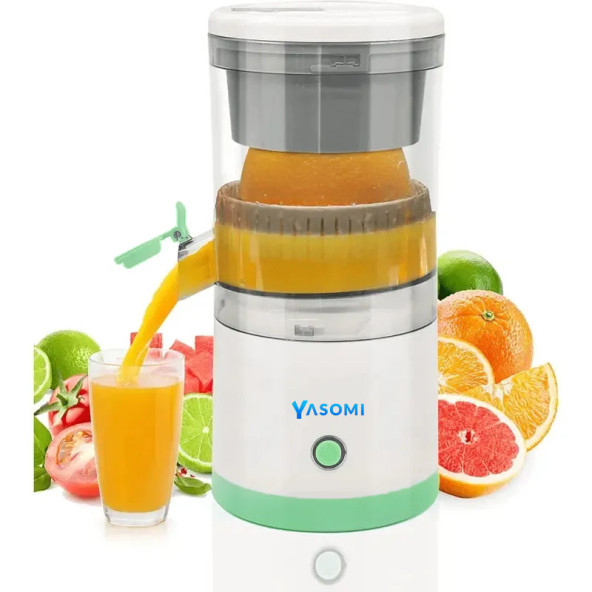 Yasomi Citromix Taşınabilir Usb Şarjlı Mini Narenciye Ve Meyve Sıkacacağı (yeşil)