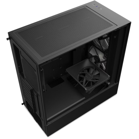 Nzxt H Series H5 Flow CC-H51FB-R1 Atx Mid Tower Oyuncu Bilgisayar Kasası Siyah