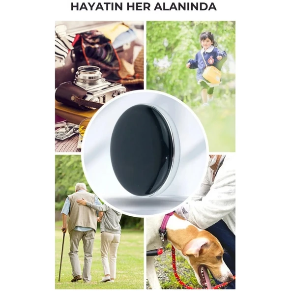 Techmaster Tag AirTag iOS iPhone Android Uyumlu Akıllı Gps Takip Cihazı - 4