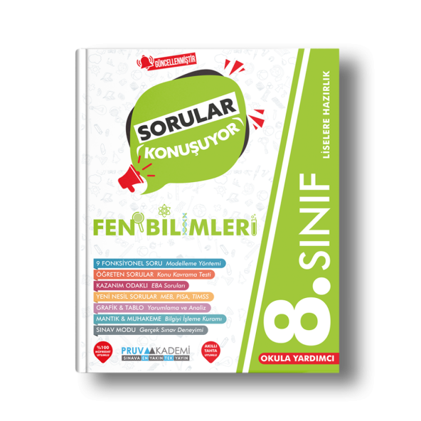 8. Sınıf Fen Bilimleri Sorular Konuşuyor Soru Bankası