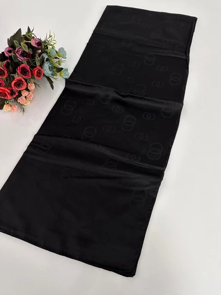 Halka Desen Jakar Şal Siyah JSL1401 ürün görseli