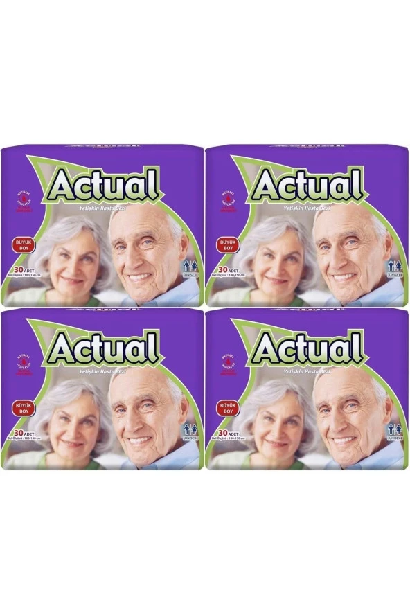 Yetişkin Hasta Bezi Bel Bantlı L-büyük 120 Adet (4pk*30)