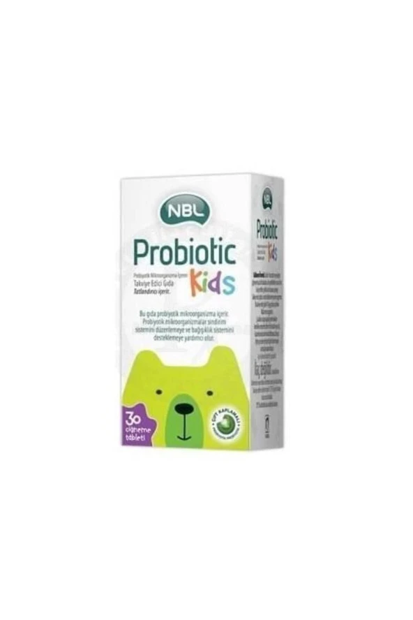 Probiotic Kids 30 Çiğneme Tableti