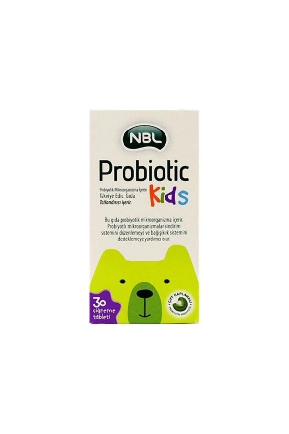 Probiotic Kids 30 Çiğneme Tableti