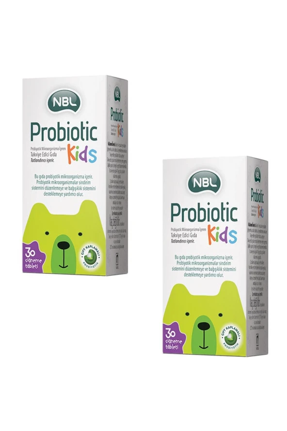 Probiotic Kids 30 Çiğneme Tablet 2 Adet