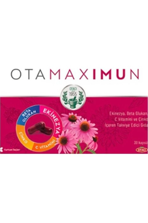 Otamaximun Beta Glukan Çinko C Vitamini 30 Kapsül